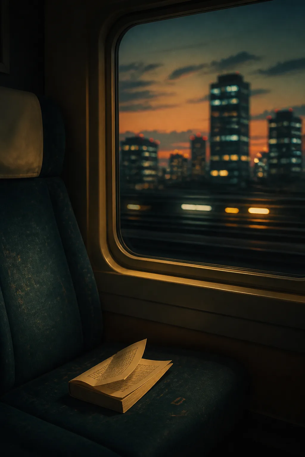 Atmospheric desk representing a focused short story